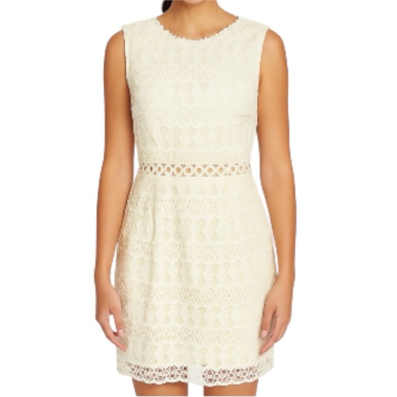 Lulus Dresses & Skirts - Lulu’s NWT cream lace sheath dress size medium